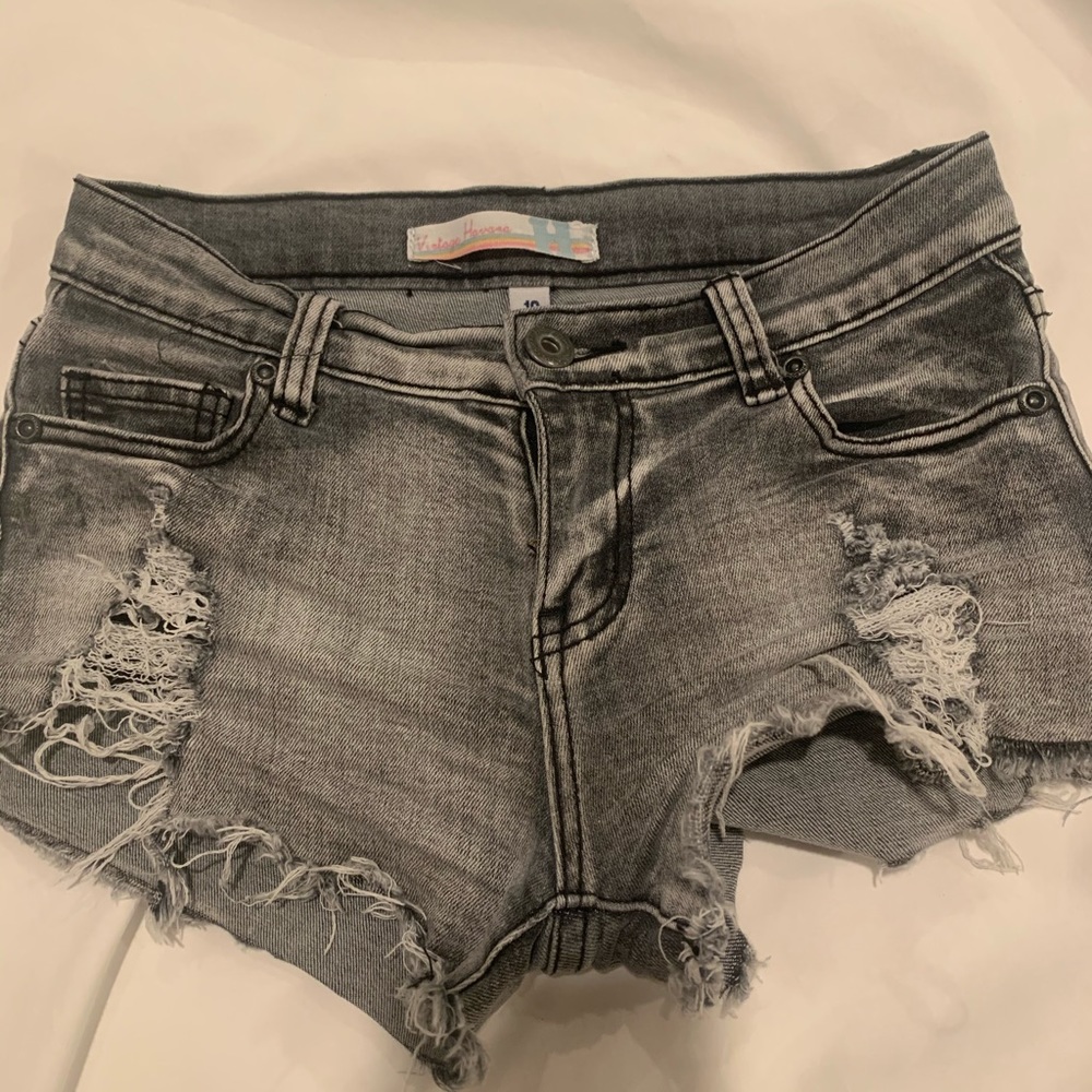 Denim shorts